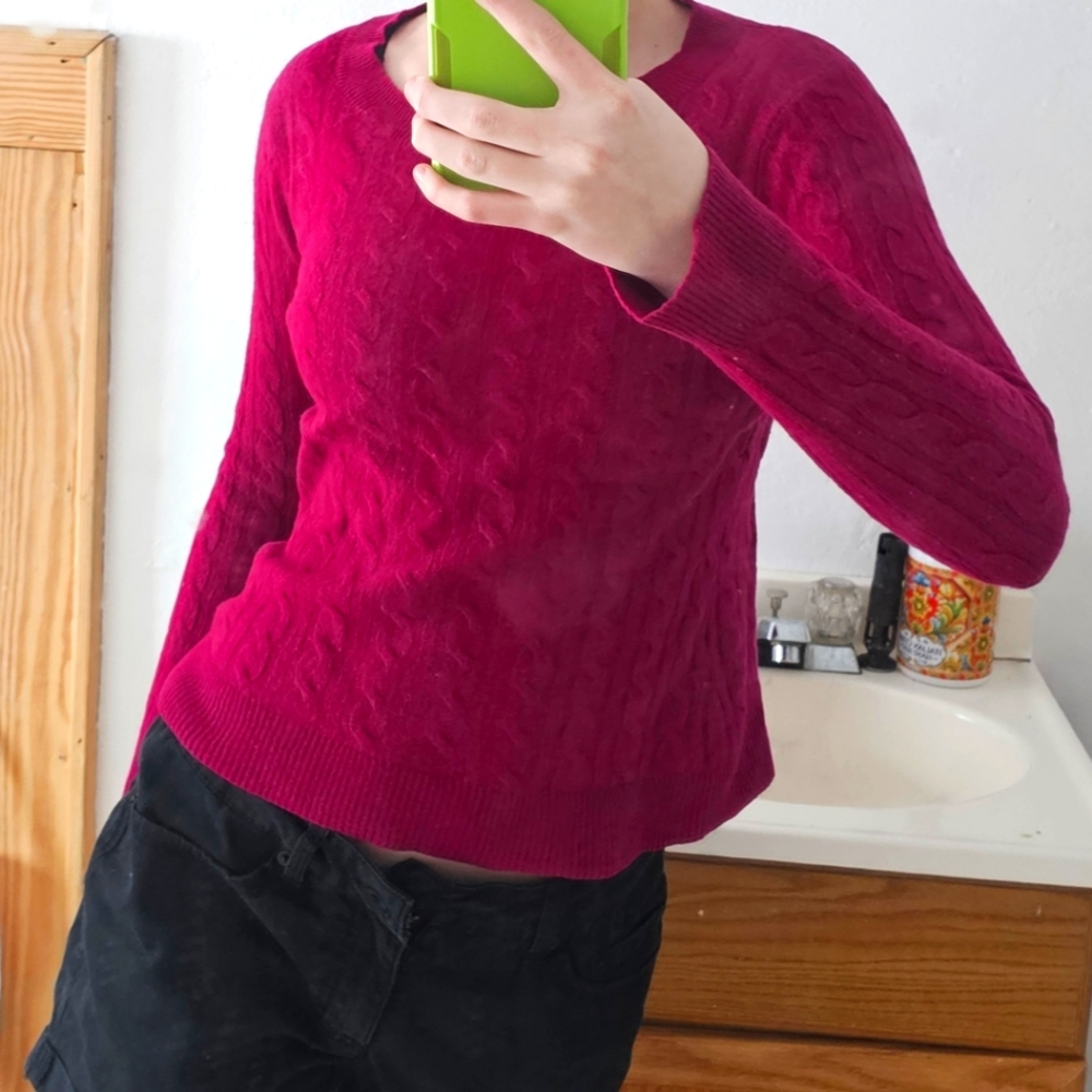 Cashmere Charted Club Luxery Sweater 100% Cashmere